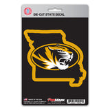 Missouri Tigers Team State Shape Decal Sticker