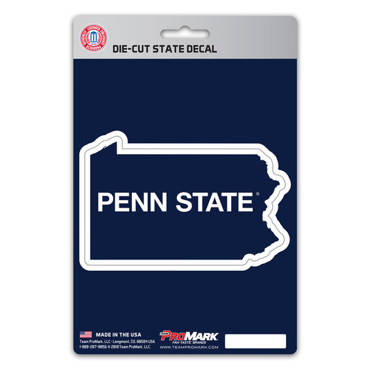 Penn State Nittany Lions Team State Shape Decal Sticker