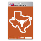 Texas Longhorns Team State Shape Decal Sticker