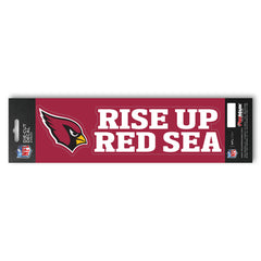 Arizona Cardinals 2 Piece Team Slogan Decal Sticker Set