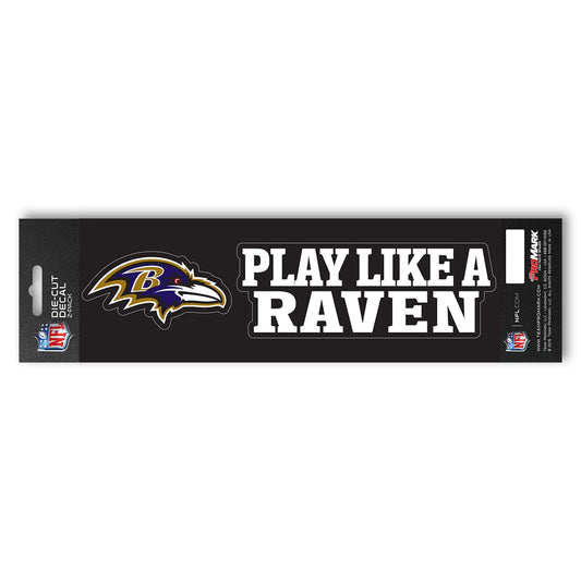 Baltimore Ravens 2 Piece Team Slogan Decal Sticker Set - Baltimore Ravens