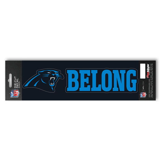 Carolina Panthers 2 Piece Team Slogan Decal Sticker Set - Carolina Panthers