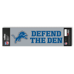 Detroit Lions 2 Piece Team Slogan Decal Sticker Set