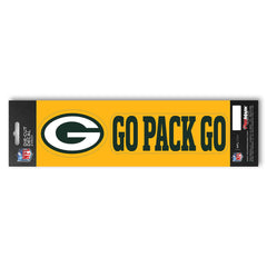 Green Bay Packers 2 Piece Team Slogan Decal Sticker Set - Green Bay Packers