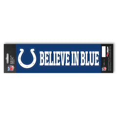 Indianapolis Colts 2 Piece Team Slogan Decal Sticker Set