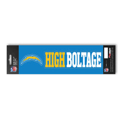 Los Angeles Chargers 2 Piece Team Slogan Decal Sticker Set