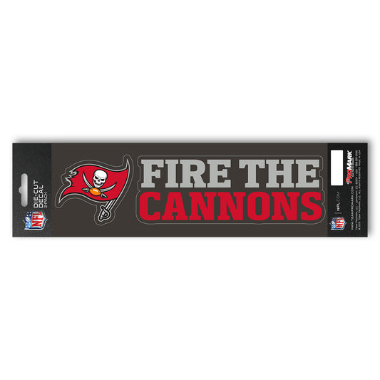 Tampa Bay Buccaneers 2 Piece Team Slogan Decal Sticker Set