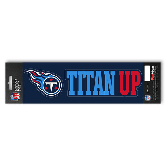 Tennessee Titans 2 Piece Team Slogan Decal Sticker Set