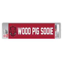 Arkansas Razorbacks 2 Piece Team Slogan Decal Sticker Set