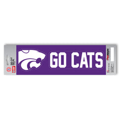 Kansas State Wildcats 2 Piece Team Slogan Decal Sticker Set