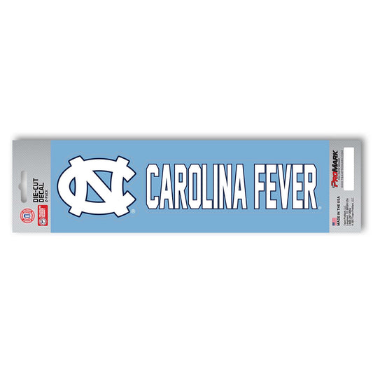 North Carolina Tar Heels 2 Piece Team Slogan Decal Sticker Set - North Carolina