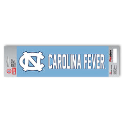 North Carolina Tar Heels 2 Piece Team Slogan Decal Sticker Set - North Carolina