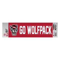 NC State Wolfpack 2 Piece Team Slogan Decal Sticker Set