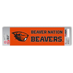 Oregon State Beavers 2 Piece Team Slogan Decal Sticker Set