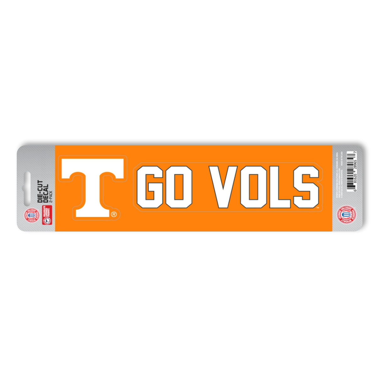 Tennessee Volunteers 2 Piece Team Slogan Decal Sticker Set