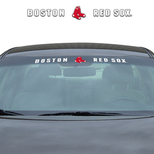 Boston Red Sox Sun Stripe Windshield Decal 3.25 in. x 34 in.