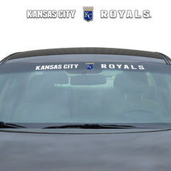 Kansas City Royals Sun Stripe Windshield Decal 3.25 in. x 34 in.