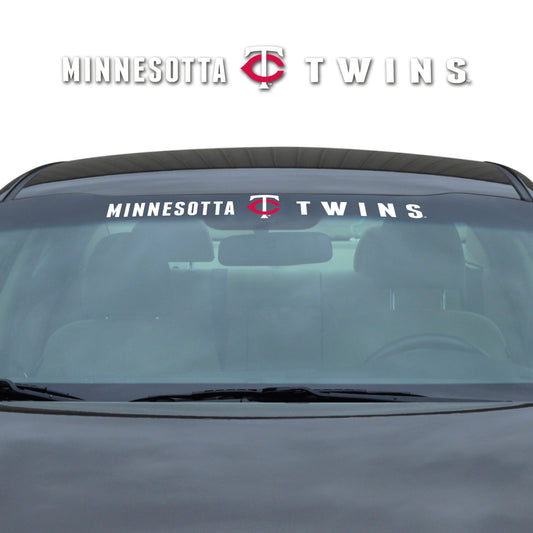 Minnesota Twins Sun Stripe Windshield Decal 3.25 in. x 34 in.