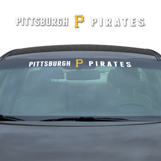 Pittsburgh Pirates Sun Stripe Windshield Decal 3.25 in. x 34 in.