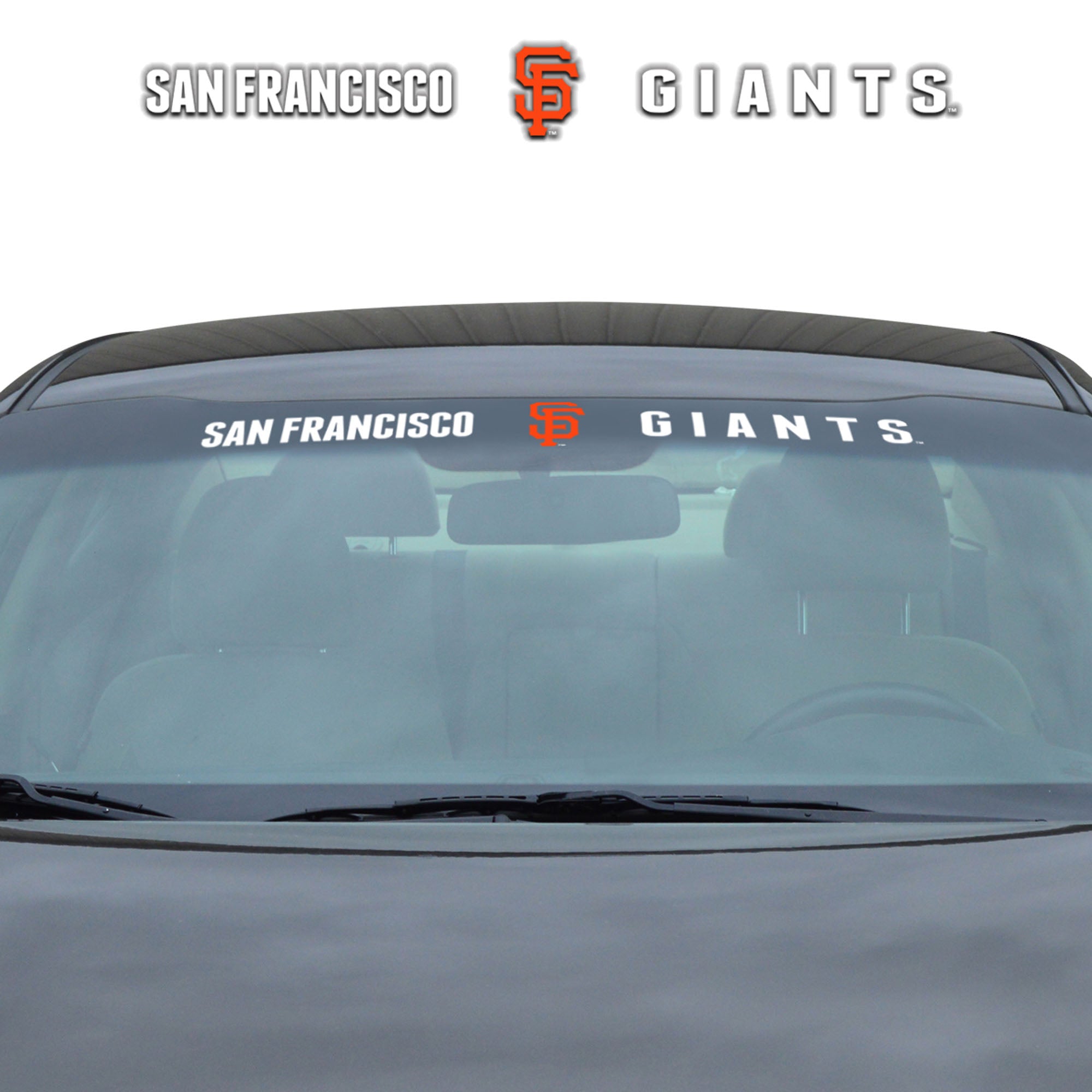 San Francisco Giants Sun Stripe Windshield Decal 3.25 in. x 34 in.