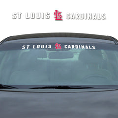 St. Louis Cardinals Sun Stripe Windshield Decal 3.25 in. x 34 in.