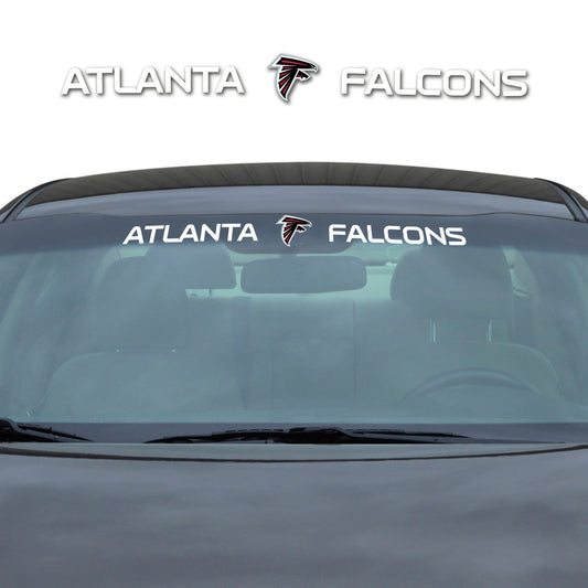 Atlanta Falcons Sun Stripe Windshield Decal 3.25 in. x 34 in. - Atlanta Falcons