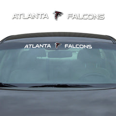 Atlanta Falcons Sun Stripe Windshield Decal 3.25 in. x 34 in.