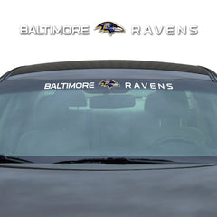 Baltimore Ravens Sun Stripe Windshield Decal 3.25 in. x 34 in.