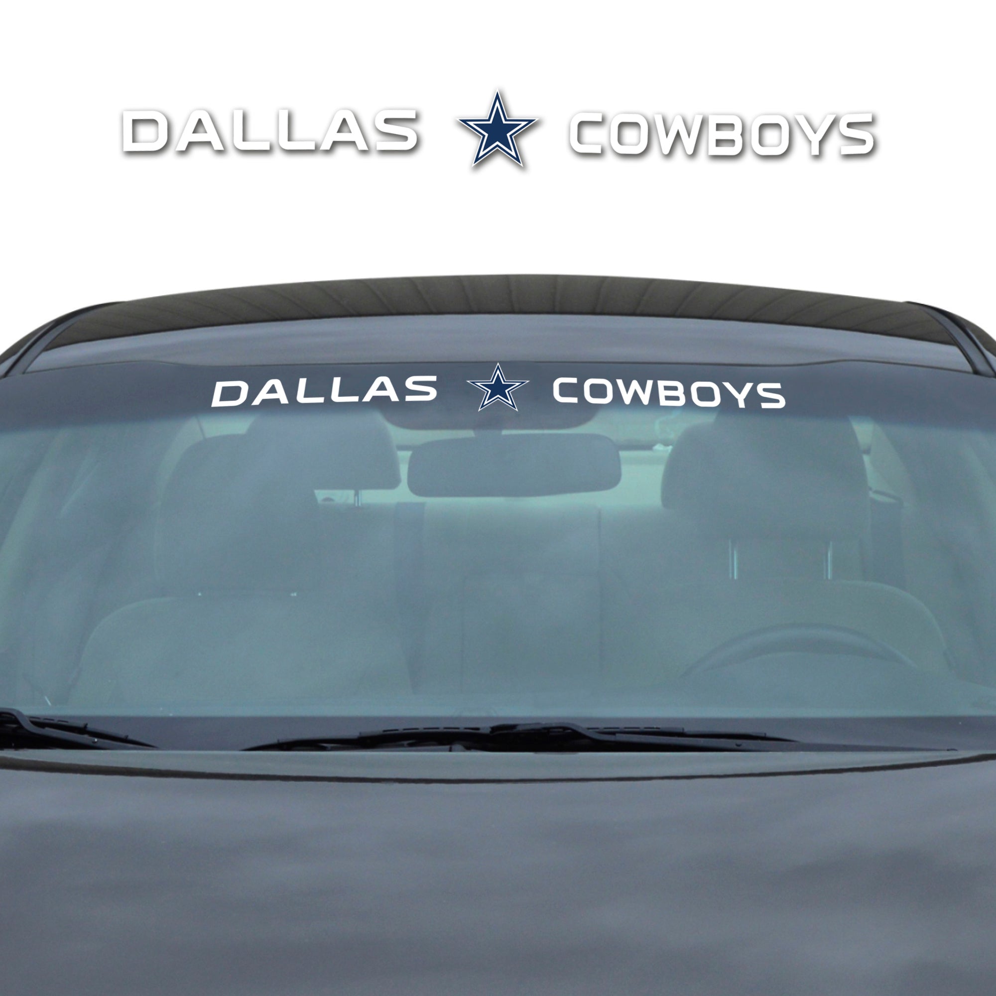 Dallas Cowboys Sun Stripe Windshield Decal 3.25 in. x 34 in.