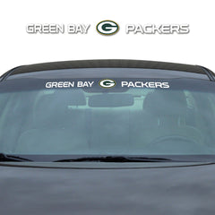 Green Bay Packers Sun Stripe Windshield Decal 3.25 in. x 34 in. - Green Bay Packers