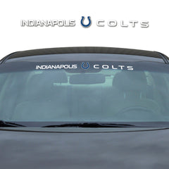 Indianapolis Colts Sun Stripe Windshield Decal 3.25 in. x 34 in.