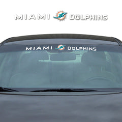 Miami Dolphins Sun Stripe Windshield Decal 3.25 in. x 34 in.