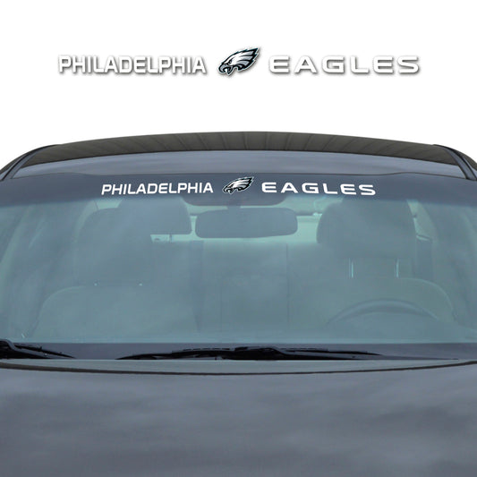 Philadelphia Eagles Sun Stripe Windshield Decal 3.25 in. x 34 in.