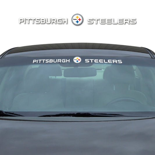 Pittsburgh Steelers Sun Stripe Windshield Decal 3.25 in. x 34 in.