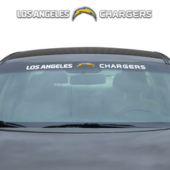 Los Angeles Chargers Sun Stripe Windshield Decal 3.25 in. x 34 in.