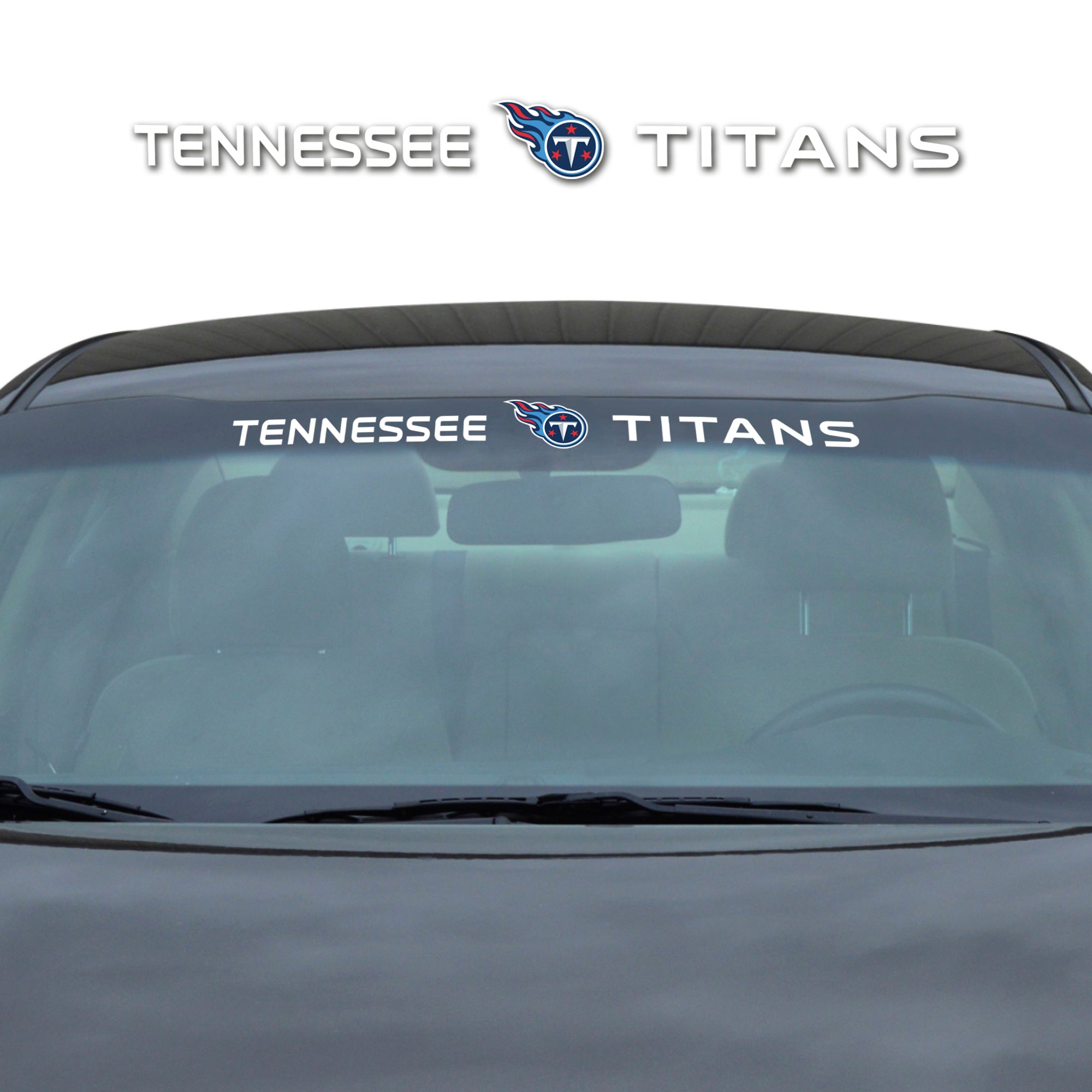 Tennessee Titans Sun Stripe Windshield Decal 3.25 in. x 34 in.