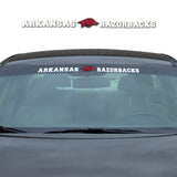 Arkansas Razorbacks Sun Stripe Windshield Decal 3.25 in. x 34 in.