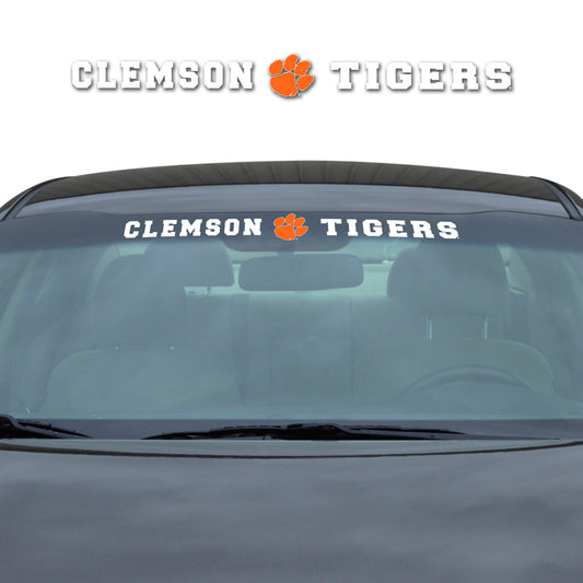 Clemson Tigers Sun Stripe Windshield Decal 3.25 in. x 34 in. - Clemson