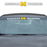 Michigan Wolverines Sun Stripe Windshield Decal 3.25 in. x 34 in.