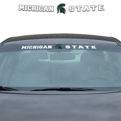 Michigan State Spartans Sun Stripe Windshield Decal 3.25 in. x 34 in.