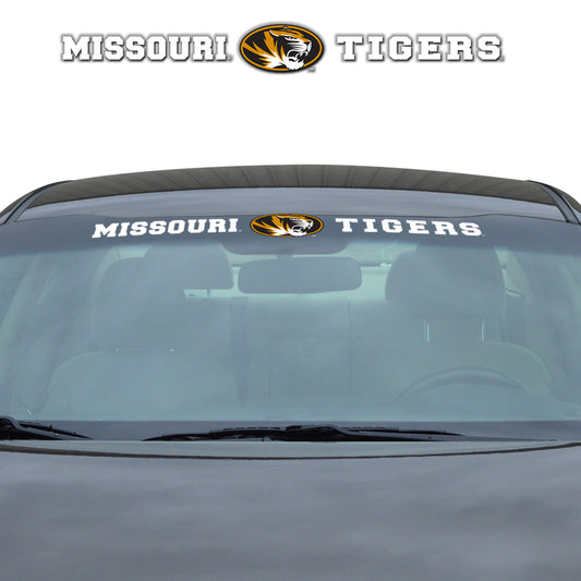 Missouri Tigers Sun Stripe Windshield Decal 3.25 in. x 34 in.