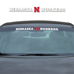 Nebraska Cornhuskers Sun Stripe Windshield Decal 3.25 in. x 34 in.