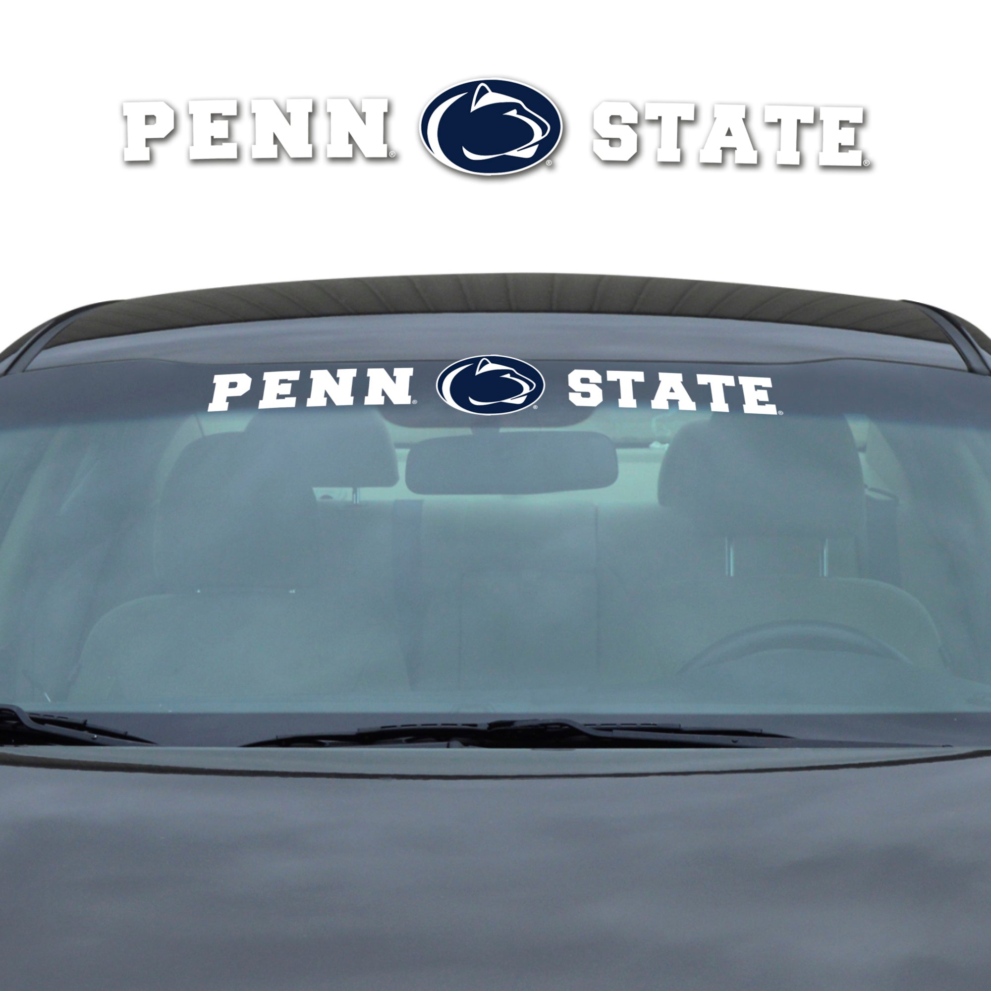 Penn State Nittany Lions Sun Stripe Windshield Decal 3.25 in. x 34 in.