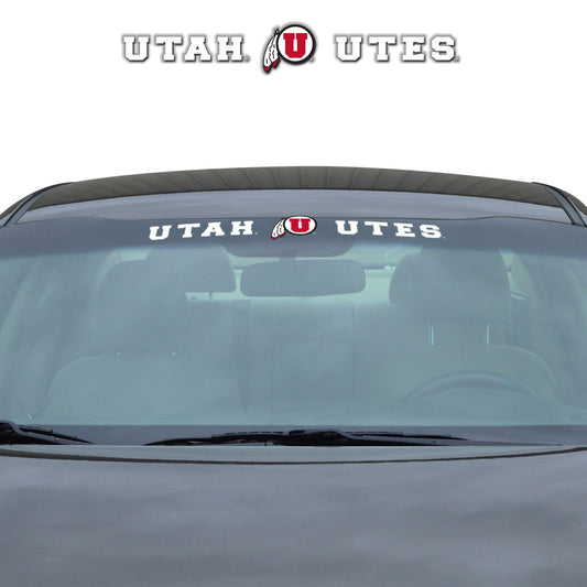 Utah Utes Sun Stripe Windshield Decal 3.25 in. x 34 in.