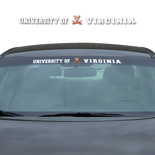 Virginia Cavaliers Sun Stripe Windshield Decal 3.25 in. x 34 in.