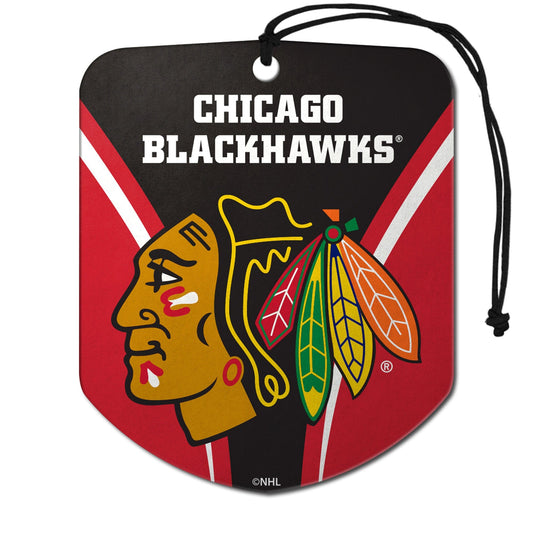 Chicago Blackhawks 2 Pack Air Freshener - Chicago Blackhawks