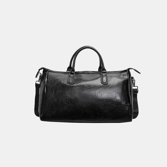 PU Leather Oversize Travel Bag - Trendsi