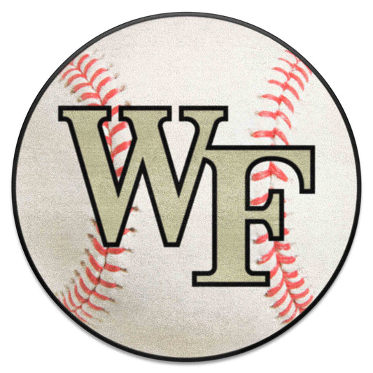 Wake Forest Demon Deacons Baseball Rug - 27in. Diameter