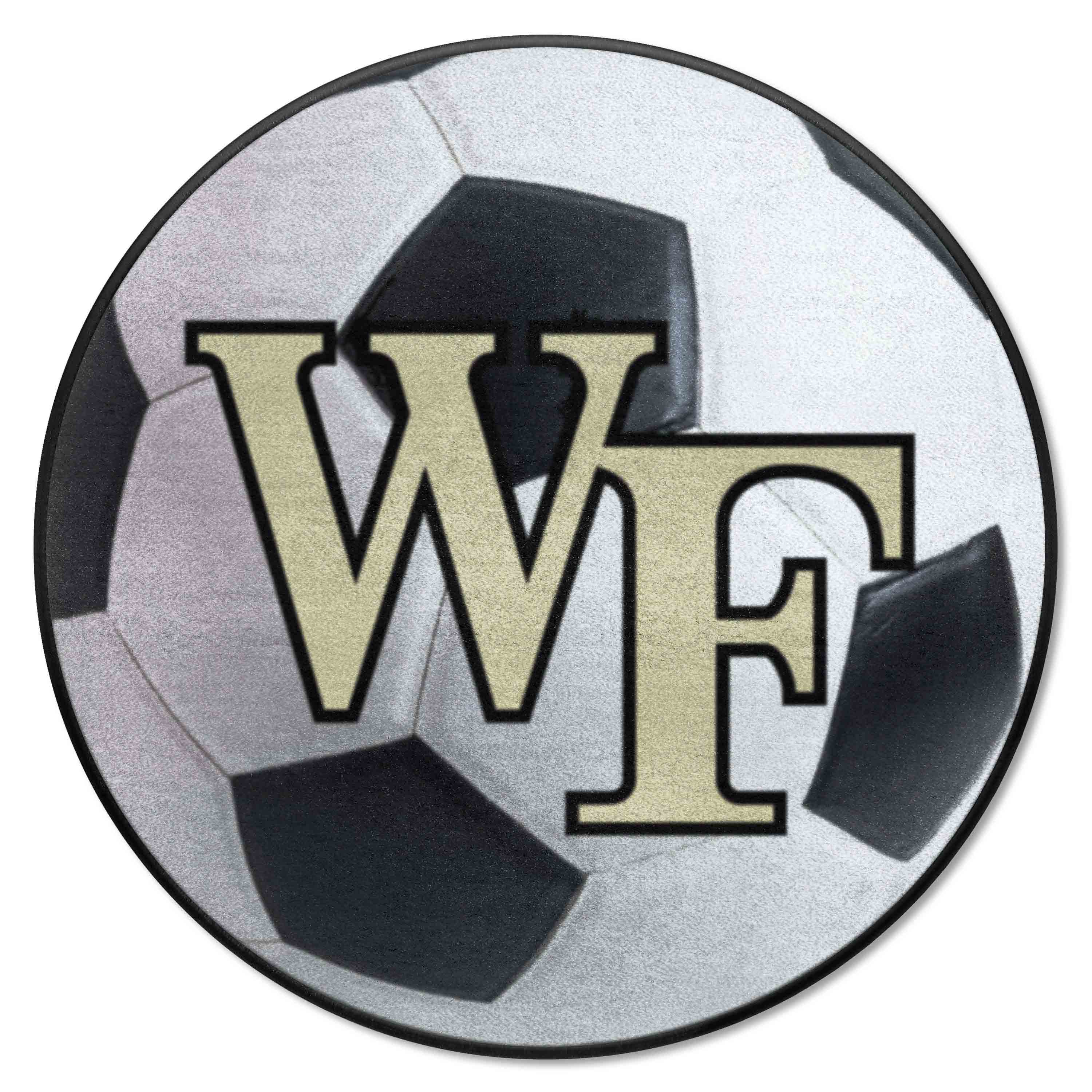 Wake Forest Demon Deacons Soccer Ball Rug - 27in. Diameter