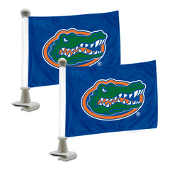 Florida Gators Ambassador Car Flags - 2 Pack Mini Auto Flags, 4in X 6in